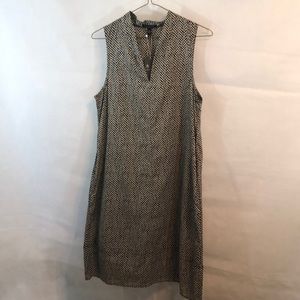 Eileen Fisher Organic Cotton V-Neck Halter Dress